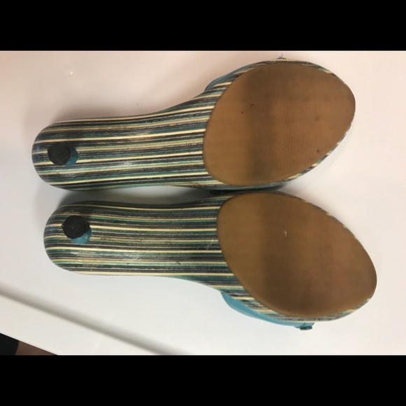 New (VTG) Art Deco Slides. Size 37. 👠 - Picture 5 of 5